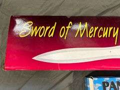 Carolina Panther Bowie Knife and Sword of Mercury