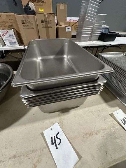 Stack of Stainless Steel Food Storage Containers