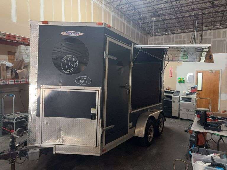 2014 Freedom Dual Axle - Display/Distribution Trailer - Sides Pop Open