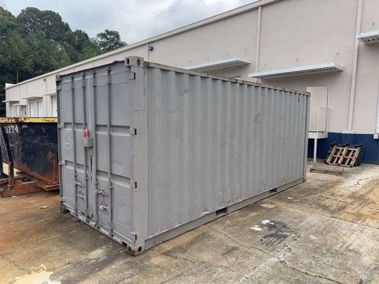 20ft Shipping Container - Rear Doors - Side Pockets