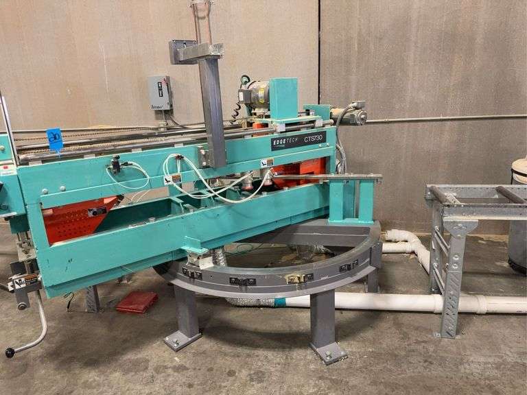 Edge tech CTS730 CounterTop Saw - 4 Head - W/ 2 Sections of Rollers