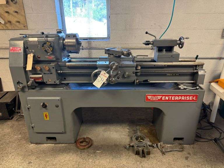 Enterprise Model E1-2 14"x40" Lathe Machine #1837 image