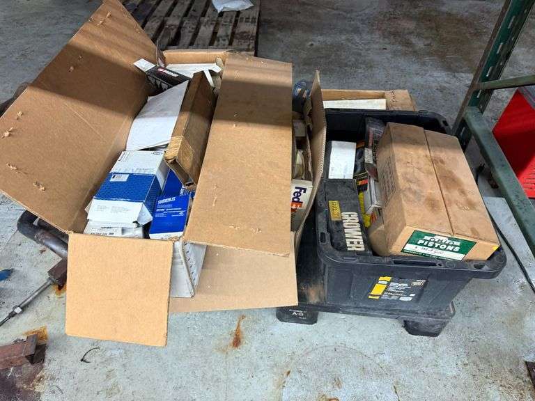 Pallet of Assorted Engine Components image