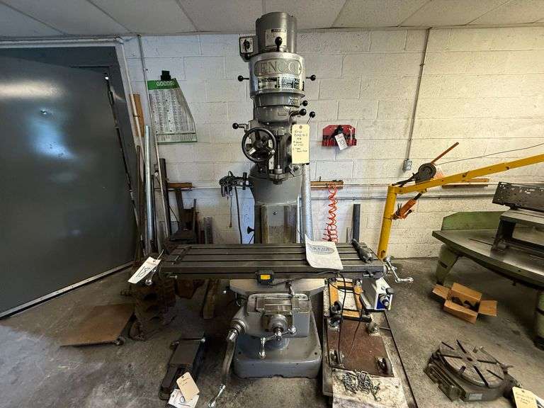 1978 Enco 9"x42" Milling Machine Serial #781338 image