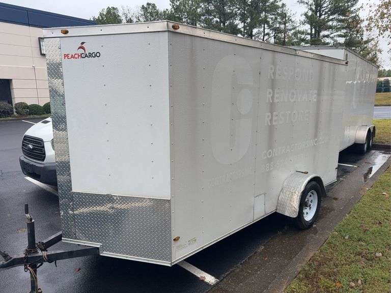 2018 Peach Cargo 12ft Enclosed Trailer