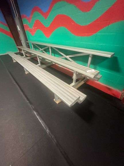 (2x) Alum-A-Stands Bleachers with Casters image