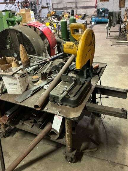 Welding Table, Dewalt Chop Saw image