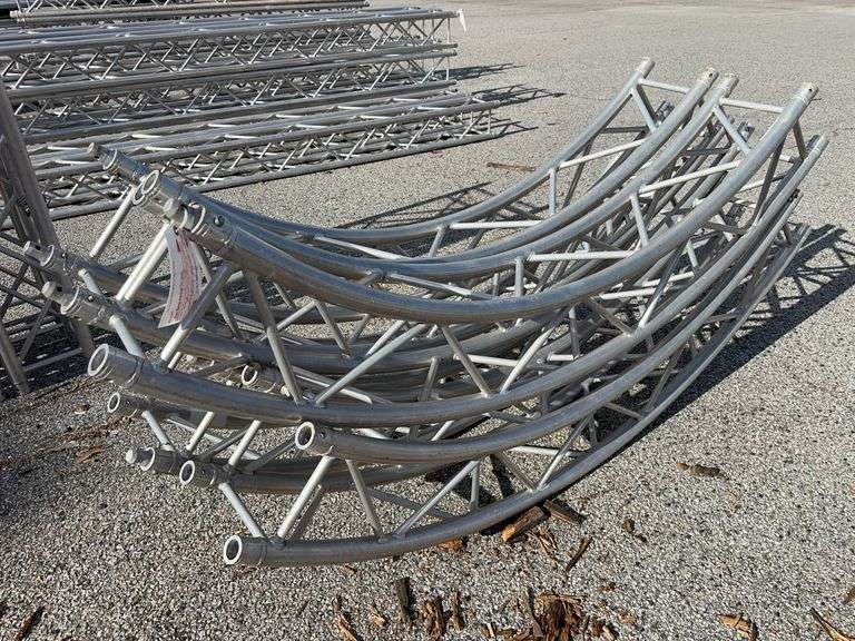 (4) DuraTruss 30 degree Curved Aluminum Truss Sections image
