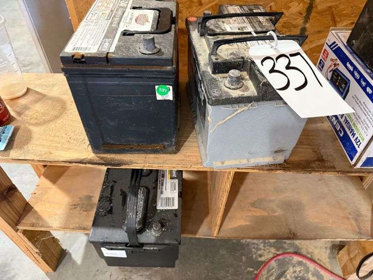 Three Used Batteries image