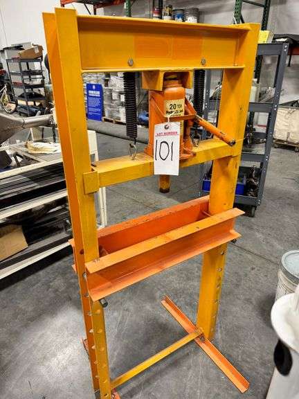 20 Ton Hydraulic Shop Press image