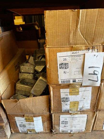 EGS 4SJD-1 Square Electrical Boxes, 4-11/16 in, image