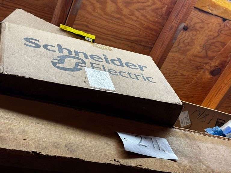 Grouping of Electrical Supplies, Including Galvanized Metal Wireway, Conduit, and Hubbell Non-Metallic Raceway Fittings. image