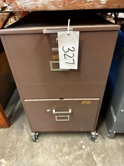 Esselte Oxford 2-Drawer Filing Cabinet With Lock Mechanism, Unlocked image