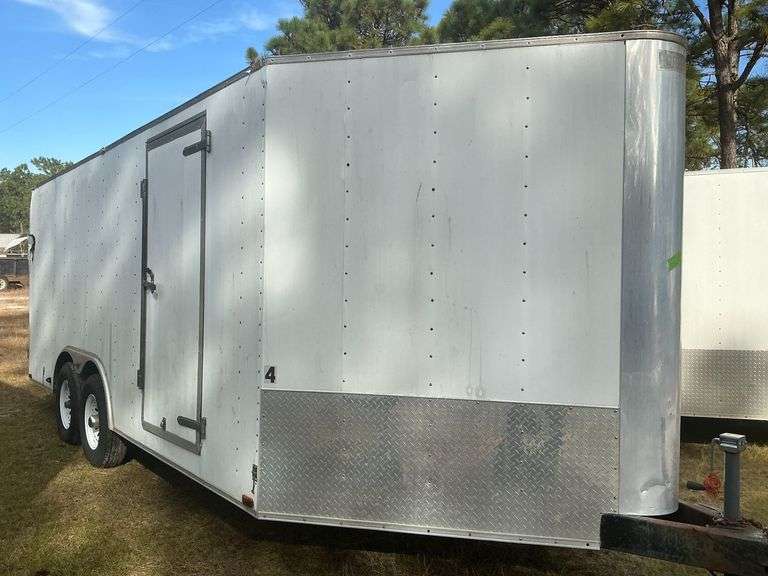 2011 22' Cargo Line Trailer VIN# 455AC2227BS009310 (NO TITLE, FARM USE ONLY) image