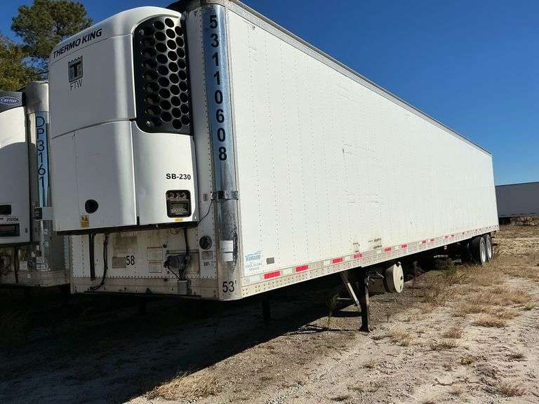 2013 53' CIMC Reefer Trailer VIN# 527SR5320EM003210 image