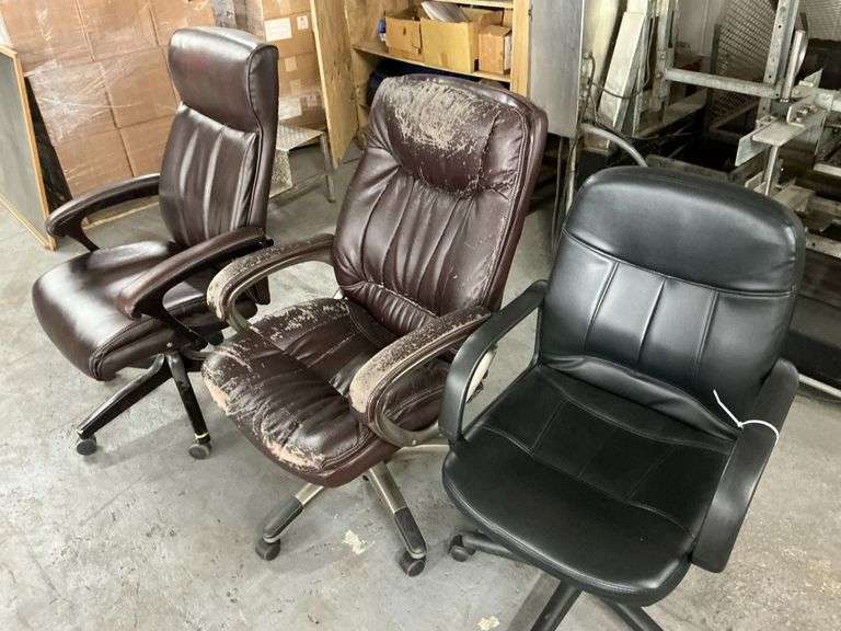 Three Office Chairs image