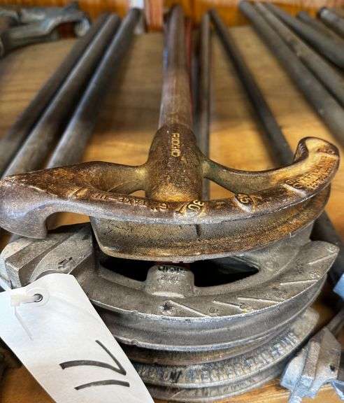 (3x) Ridgid Aluminum Conduit Benders with Handles – ½-Inch and ¾-Inch EMT Capacity image