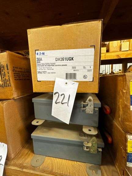 Eaton DH361UGK Heavy Duty 30A Safety Switches, Non-Fusible image