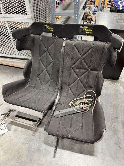 Pair of The Joie of Seating Racing Simulator Seats (Driver and Passenger seats) with Butt Kickers attached image