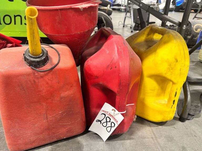 Gas Cans and Kerosene Can image