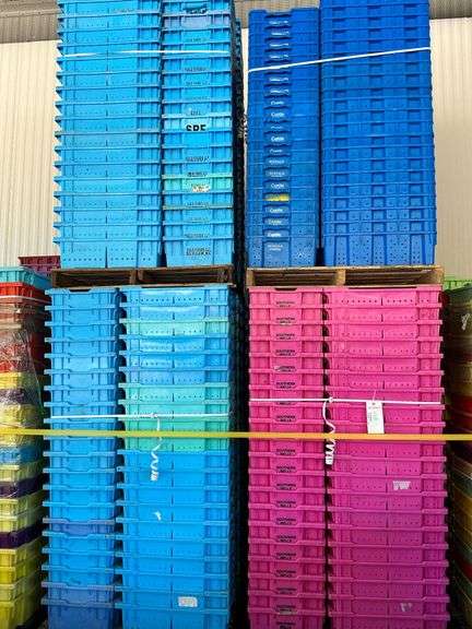 Six Pallets of Lugs Approximately 600 Assorted image