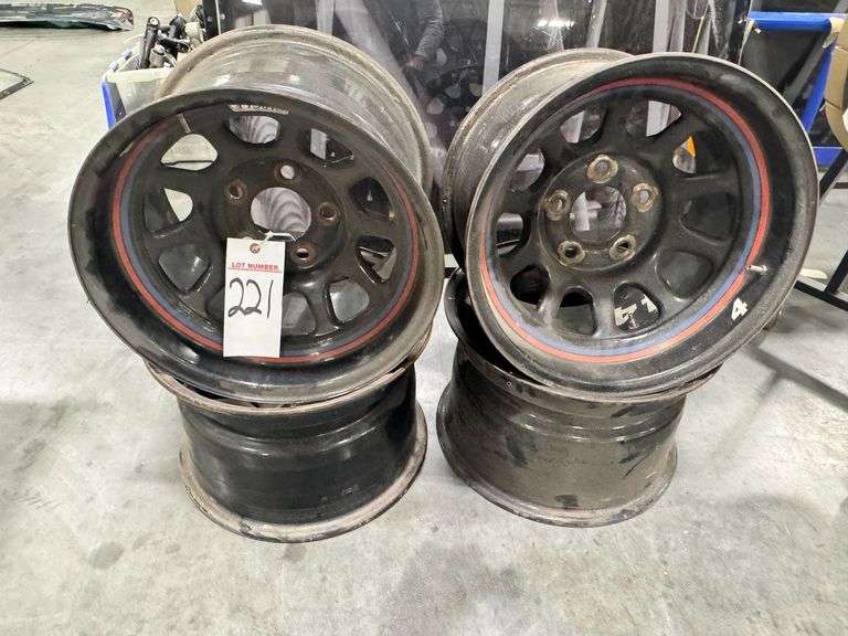 (4) Race Rims 5 Lug (44 Car) image