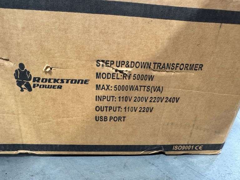 Rockstone Step Up and Down Transformer Model RT5000W (new in box) image