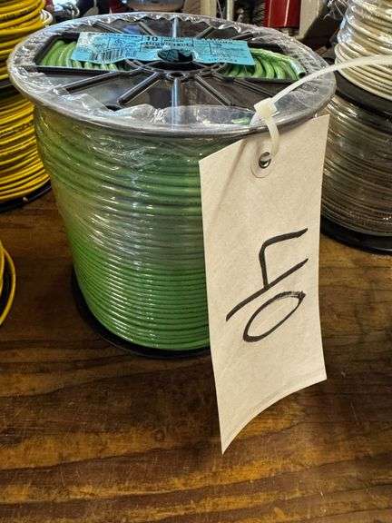 Encore Wire 10 AWG Stranded THHN / THWN-2 Green Copper Wire, 500 Ft Spool, Sealed image