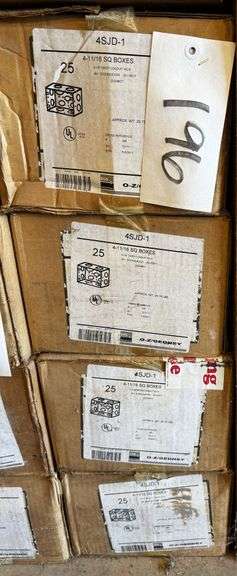 O-Z/Gedney 4SJD-1 4-11/16 Square Electrical Boxes (25 Units per Box) image
