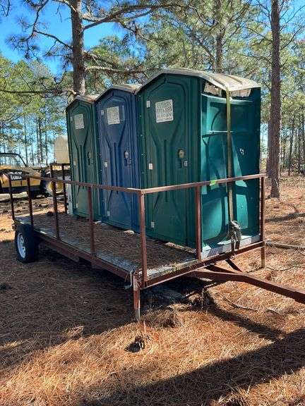 Fabricated Triple Porta Jon Trailer image
