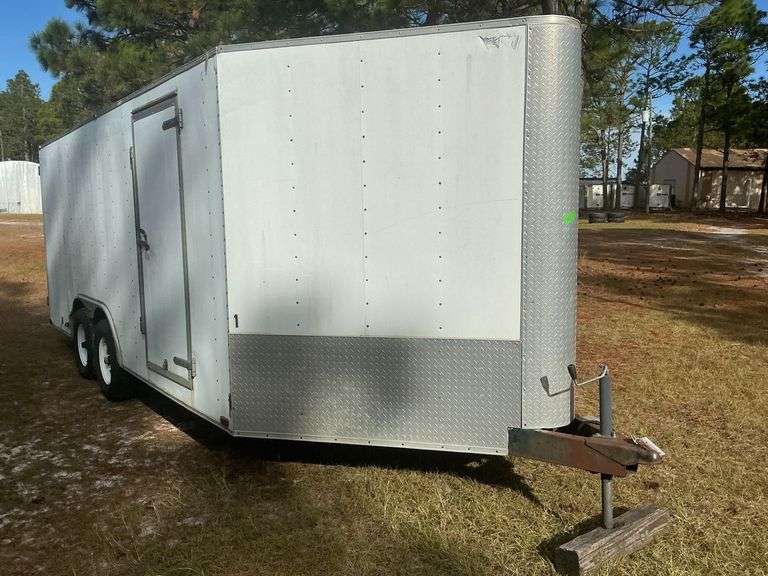 2011 22' Cargo Line Trailer VIN# 455AC2229BS009311 (NO TITLE, FARM USE ONLY) image