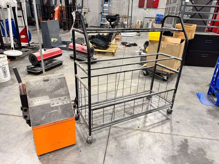 Racetrack Rolling Tool Box and Ball Storage Rack image