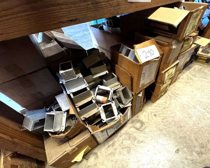 Various Electrical Box Covers Including 4 Inch Tile and Device Covers image