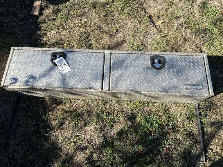 Buyers Products 72"x12" Two Door Aluminum Side Tool Box image