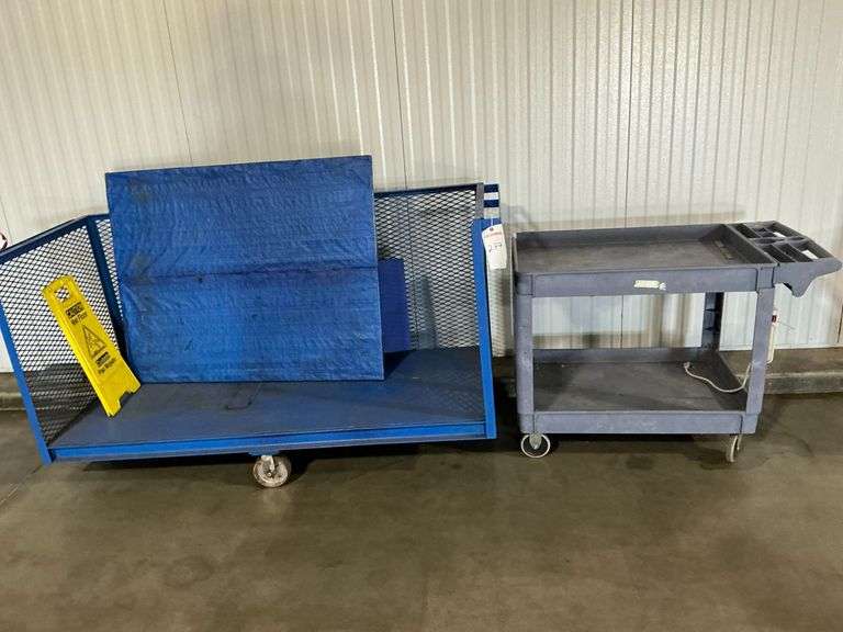 Big Metal Cart and Small Plastic Roller image