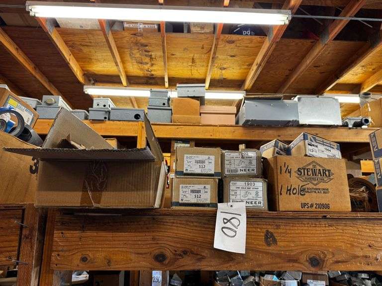 Neer and Other Metal One-Hole Strap Clamps, Multiple Sizes image