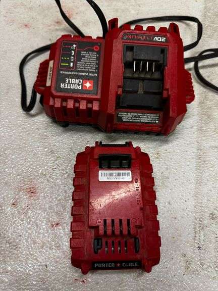 Porter-Cable 20V Lithium Battery and Charger image
