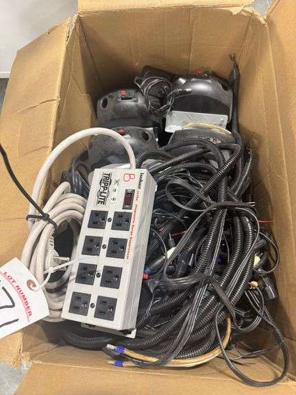 Power Strip, Wire, Speakers, AV Cable image