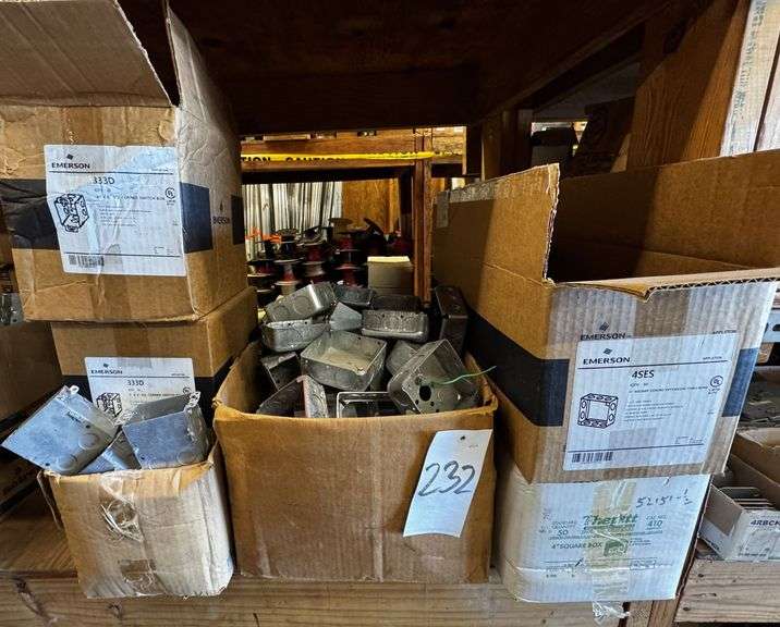 Metal Electrical Junction / Switch  Boxes – Various Sizes image