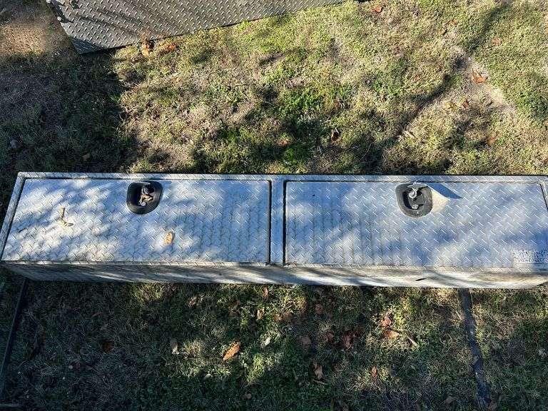 Buyers Products 72"x12" Two Door Aluminum Side Tool Box image