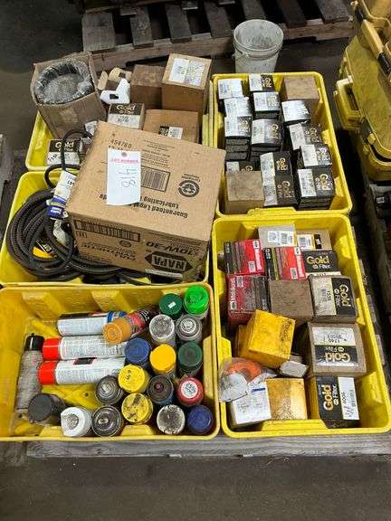 Spray Paint, Belts, Airfilters, Oil, Fuel image