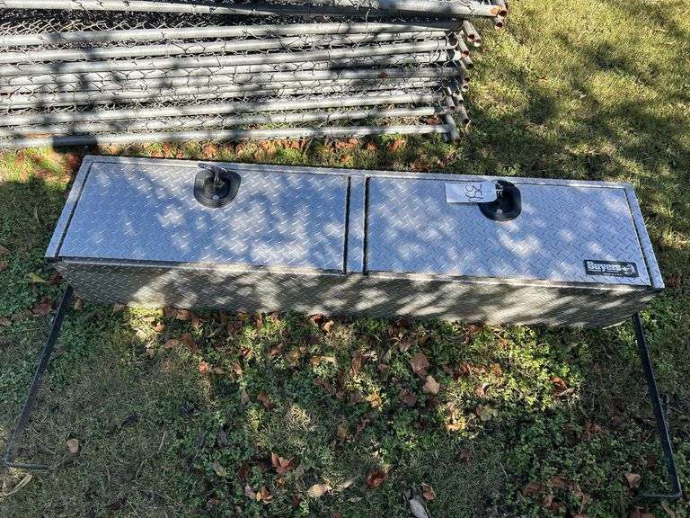 Buyers Products 72"x12" Two Door Aluminum Side Tool Box image