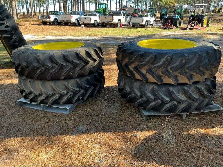 Set of 4 420/85R34 Tires and Wheels image