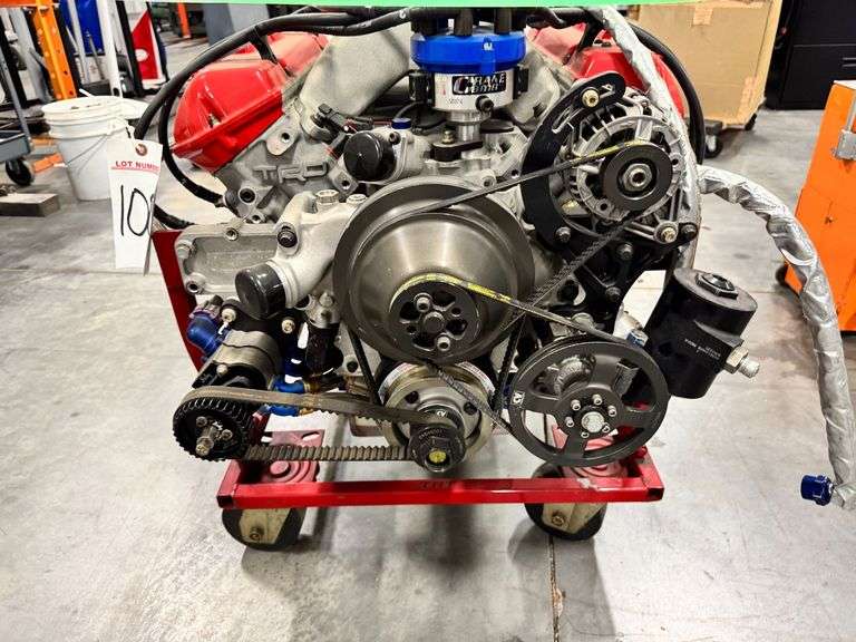 TRD Mock Up Motor on Rolling Stand with Plexi Table Top image