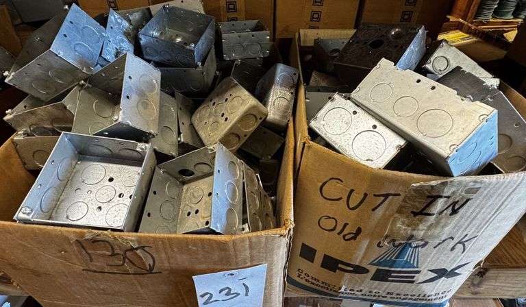 Metal Electrical Junction Boxes – Various Sizes image