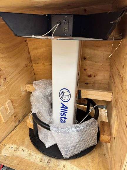 Allstate Event Phone Charging Table in Wood Crate image