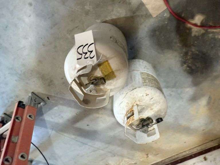 Two Steel Propane Tanks image