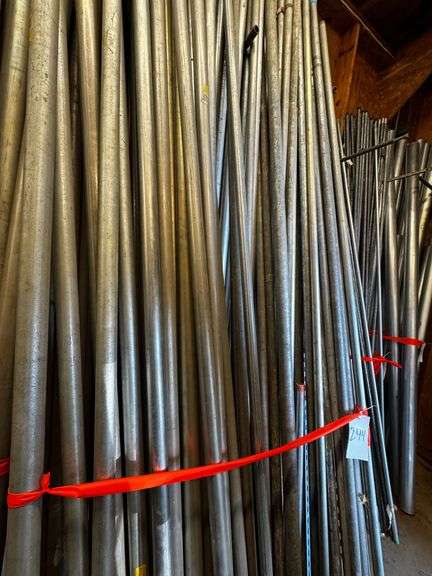 Grouping of Electrical Conduit Pipes: Various Sizes and Diameters image