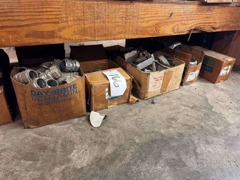 Large Grouping of Steel City Electrical Conduit Fittings and Couplings image