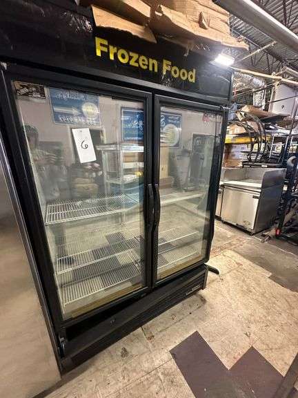Two Door Display Freezer w/Shelves image